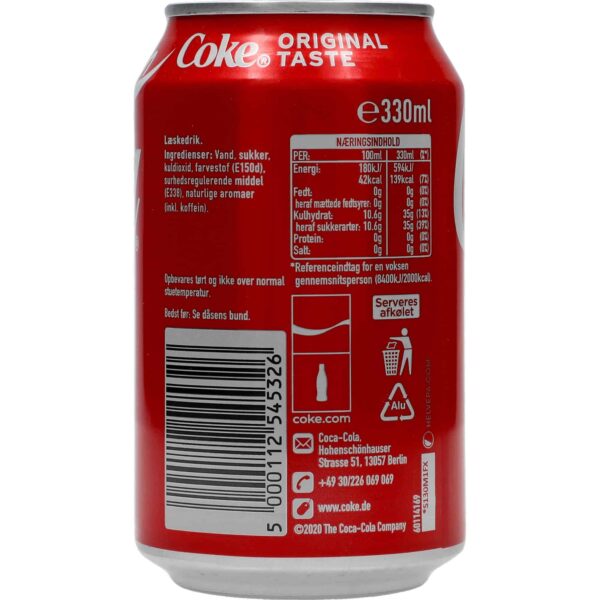 Coca Cola back